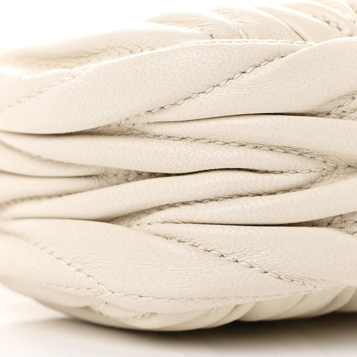 Nappa Matelasse Micro Wander Hobo White