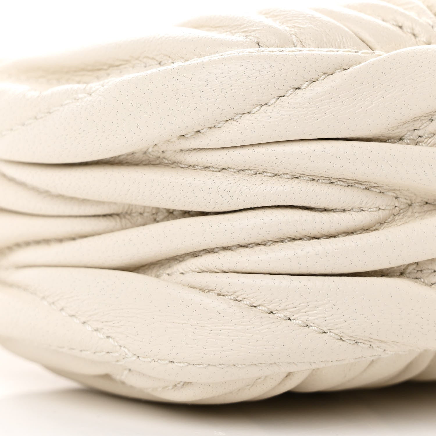 Miu Miu Nappa Matelasse Micro Wander Hobo White 9 of 11