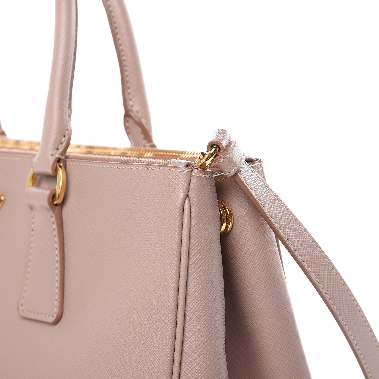 Prada Saffiano Medium Galleria Double Zip Tote Cammeo 15 of 16