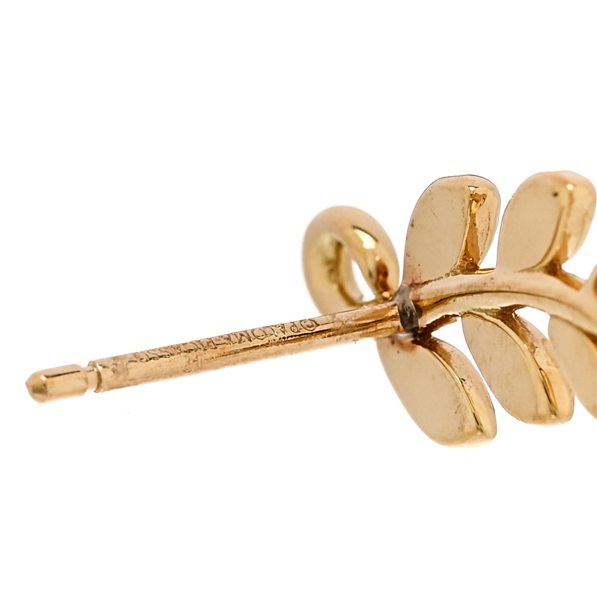 18K Yellow Gold Paloma Picasso Olive Leaf Climber Earrings