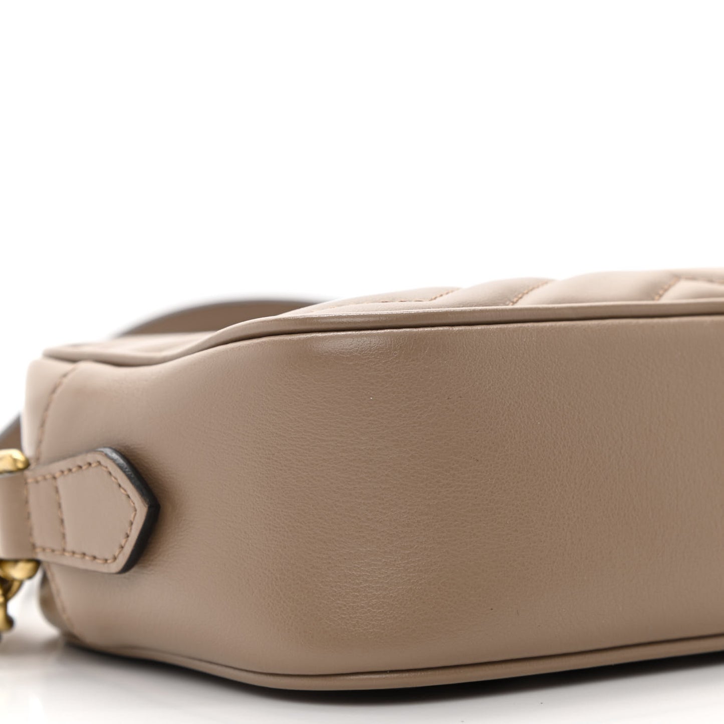 Calfskin Matelasse Mini GG Marmont Chain Shoulder Bag Porcelain Rose