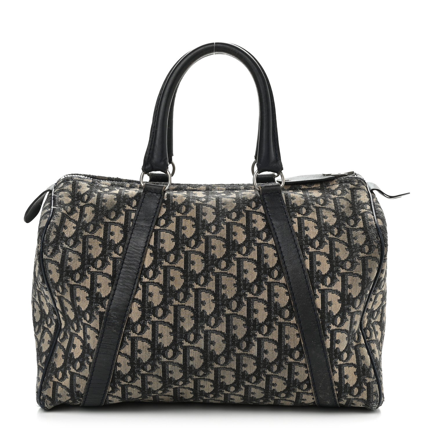 Christian Dior Monogram Boston Navy Blue 1 of 16