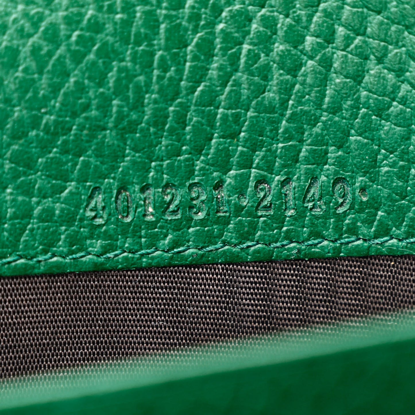 Calfskin Mini Dionysus Chain Wallet Emerald