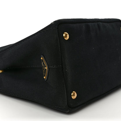 Prada Canapa Small Logo Tote Black 7 of 10