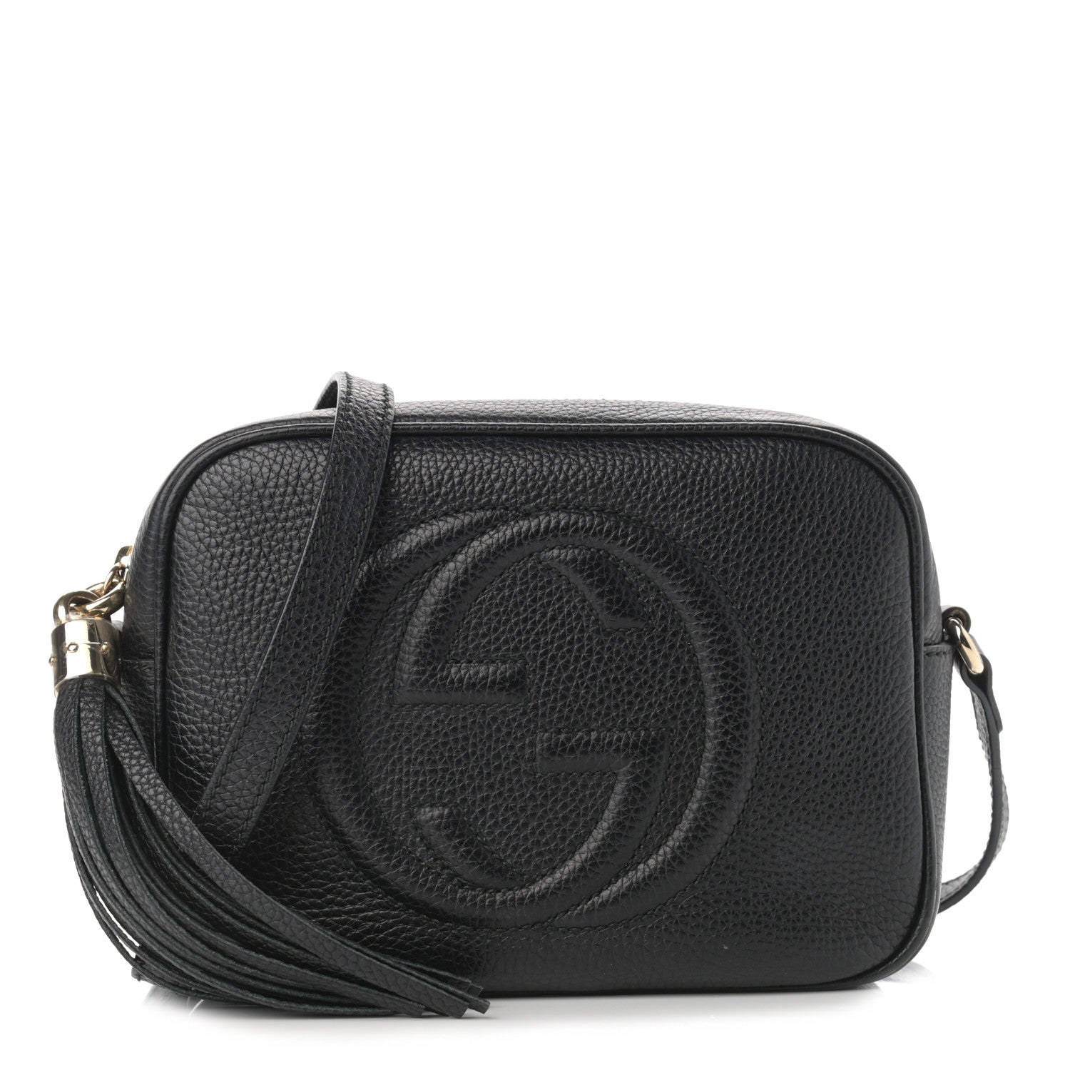 Gucci Pebbled Calfskin Small Soho Disco Bag Black 1 of 15
