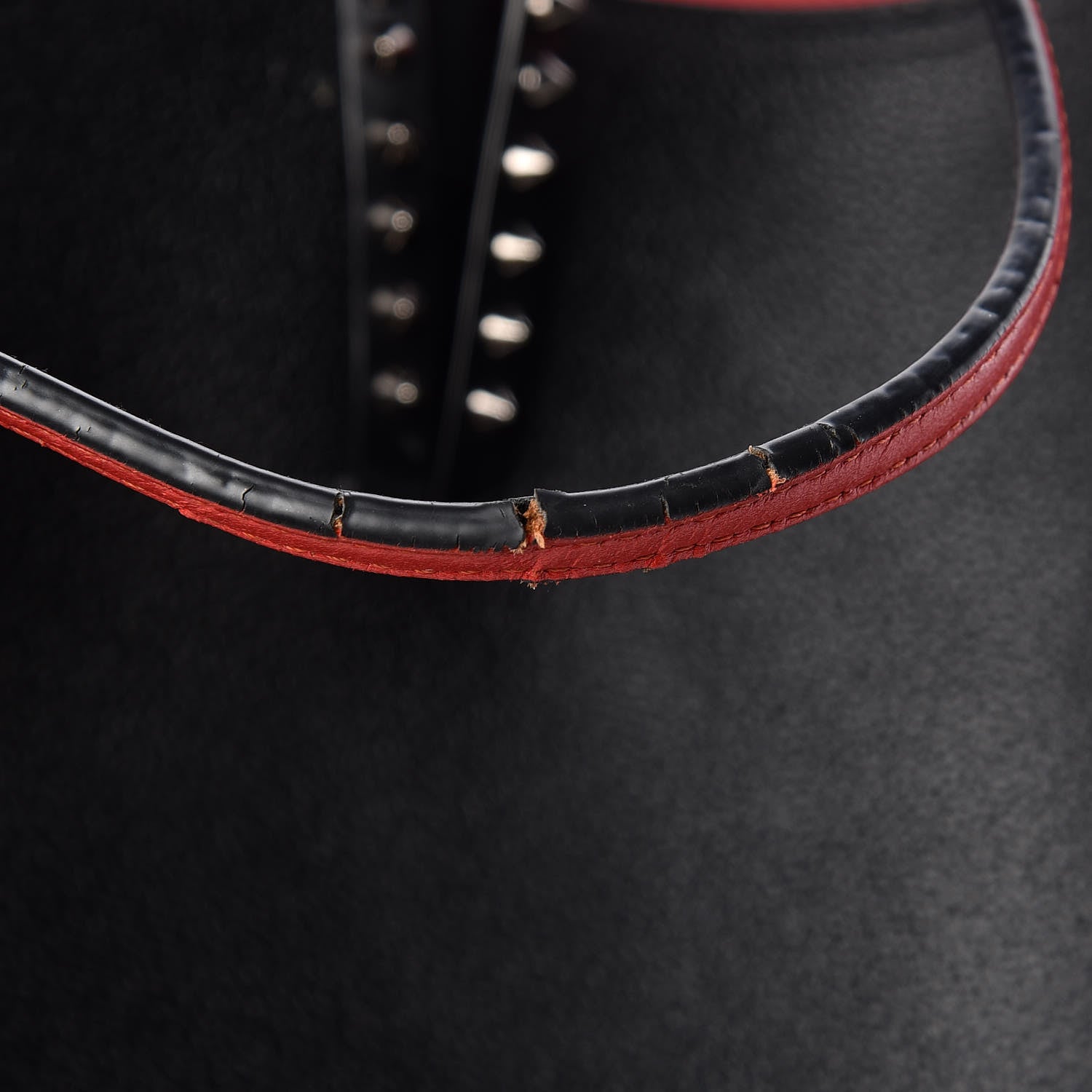Christian Louboutin Calfskin Spikes East West Cabata Tote Black 10 of 12