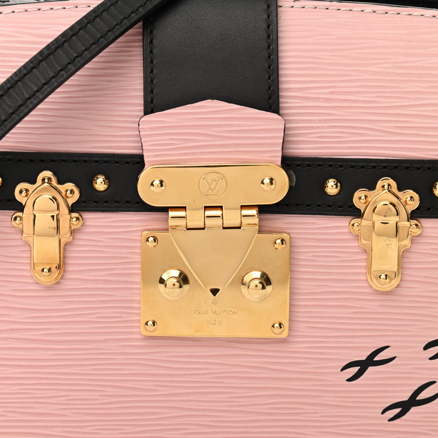 Epi Trunk Clutch Rose Ballerine