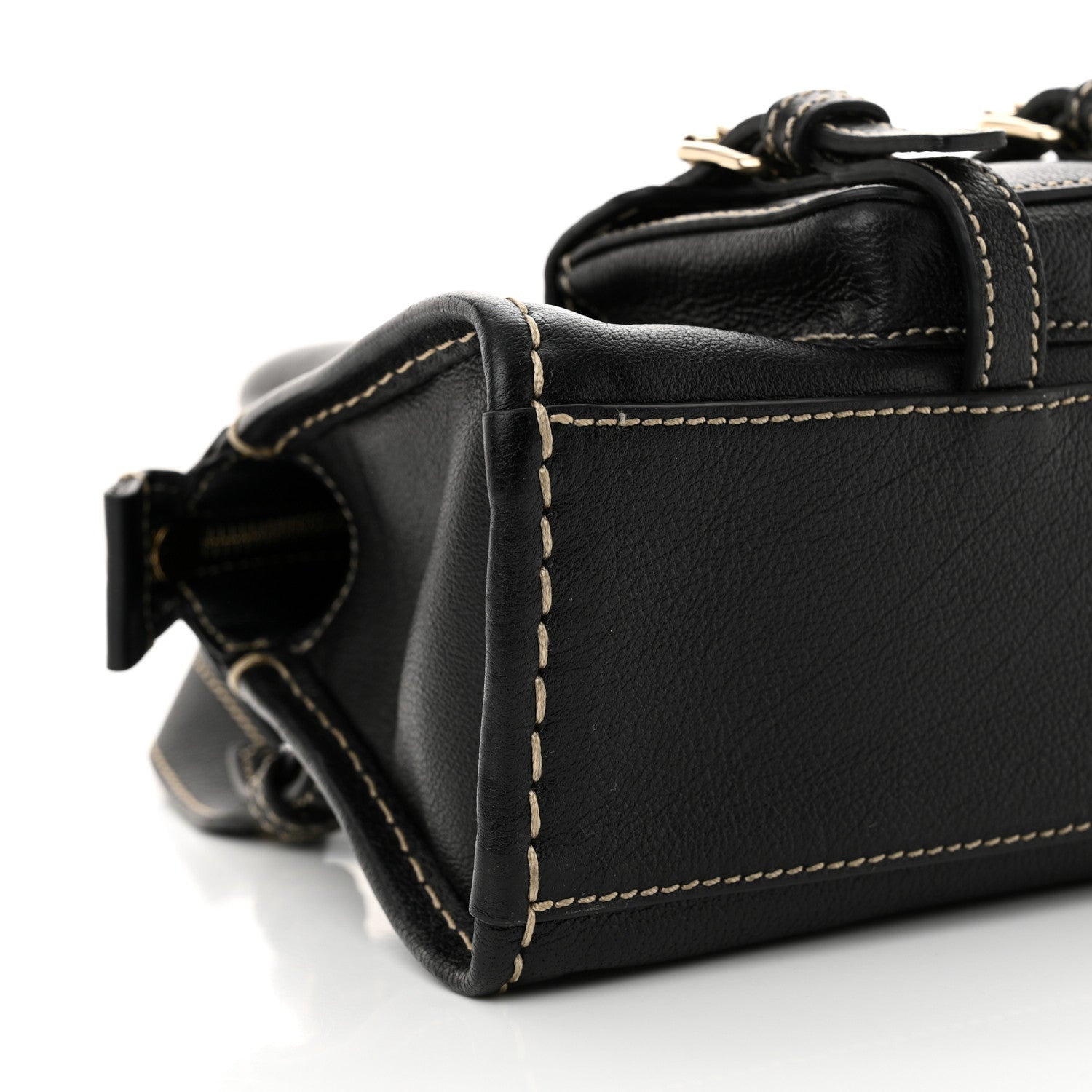Chloe Buffalo Mini Edith Sepia Black 9 of 10