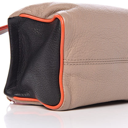 Givenchy Sugar Goatskin Tri-color Pandora Wristlet Taupe Black Orange 8 of 10
