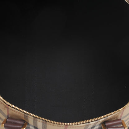 Burberry Haymarket Check Duffle Bag Brown 5 of 7