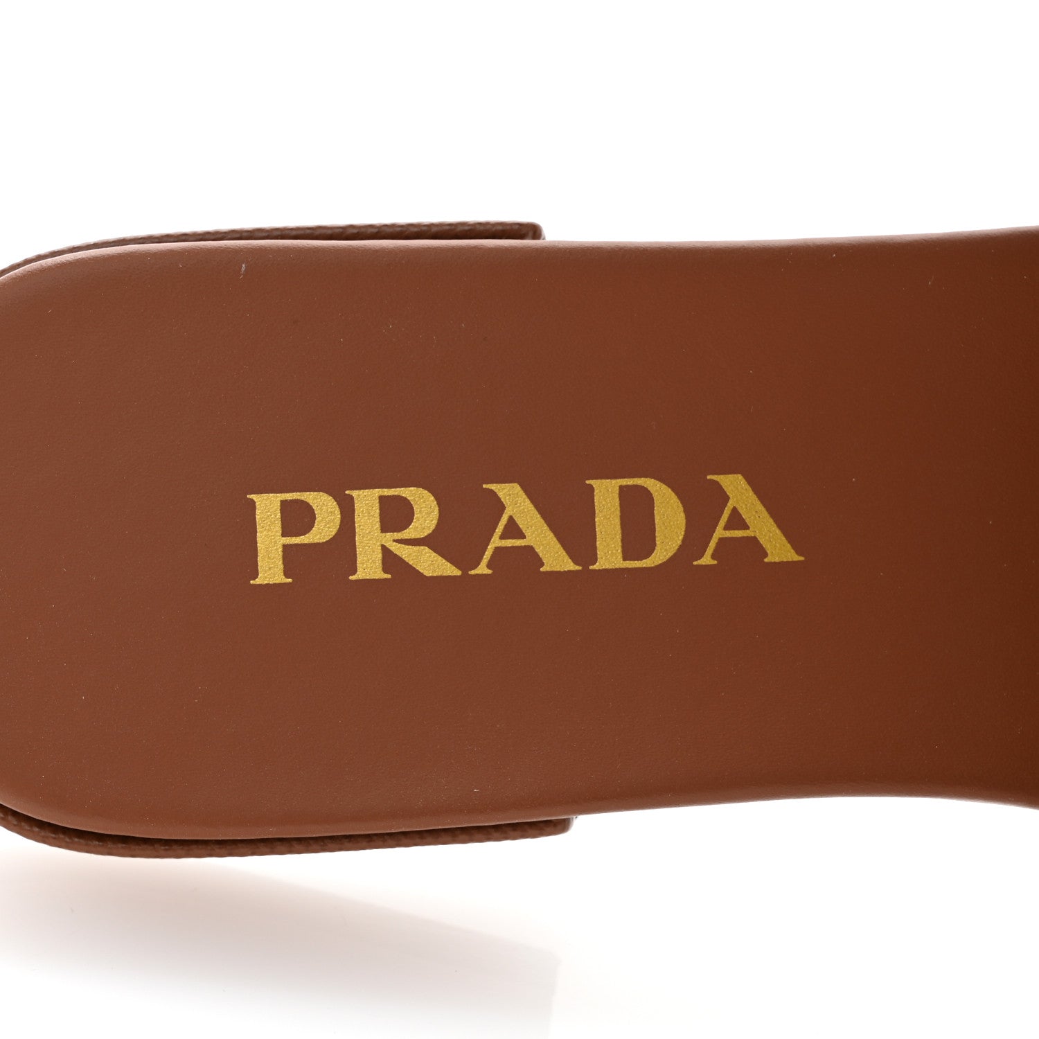 Prada Jacquard Trianglolo Symbole Ibiscus Metal Triangle Logo Embroidered 10mm Slide Sandals 37 Tabacco Talco 6 of 8