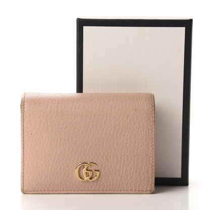 Gucci Dollar Calfskin GG Marmont Card Case Perfect Pink 12 of 12