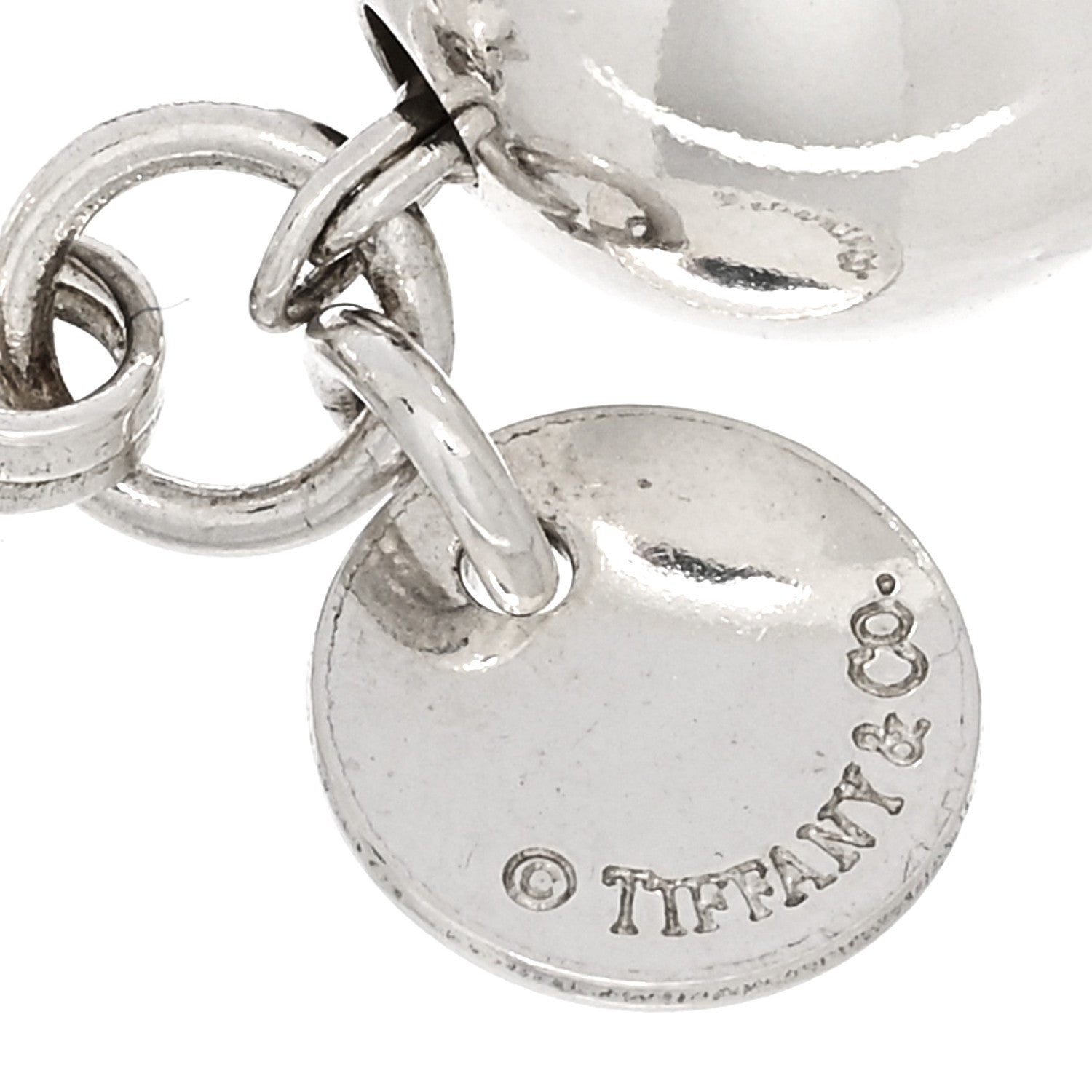 Tiffany Sterling Silver 10mm Hardwear Ball Bracelet 3 of 3