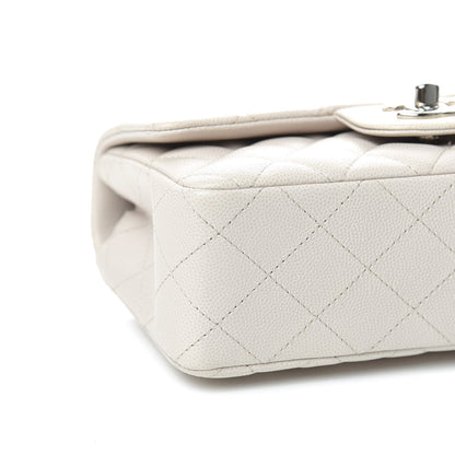 Chanel Caviar Quilted Mini Rectangular Flap Ivory 8 of 10