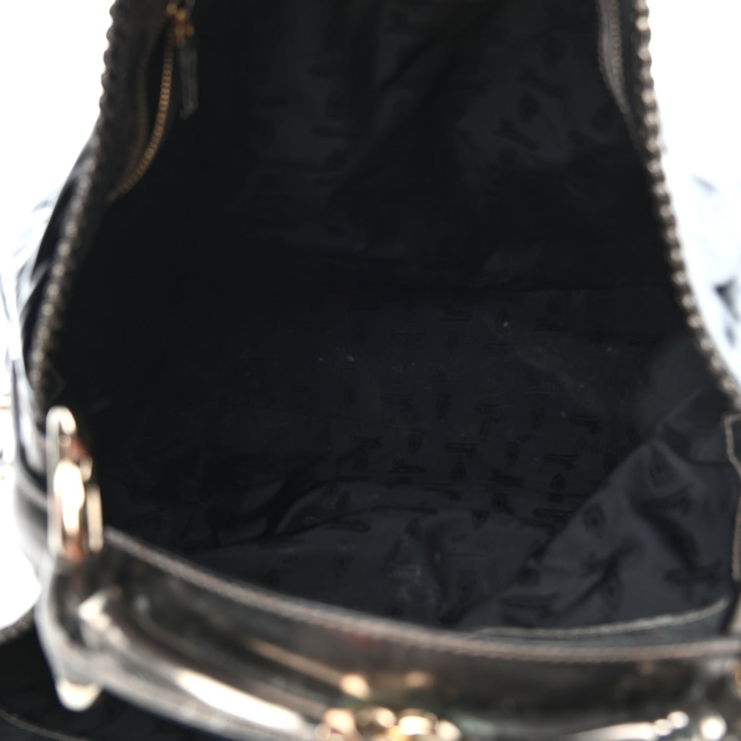Dialux Large Horsebit Chain Hobo Black