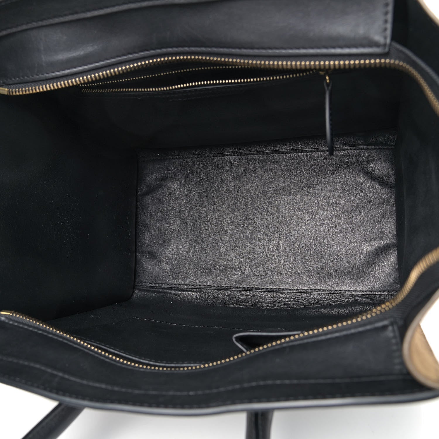 Celine Smooth Calfskin Suede Mini Tri-Color Luggage White 5 of 10