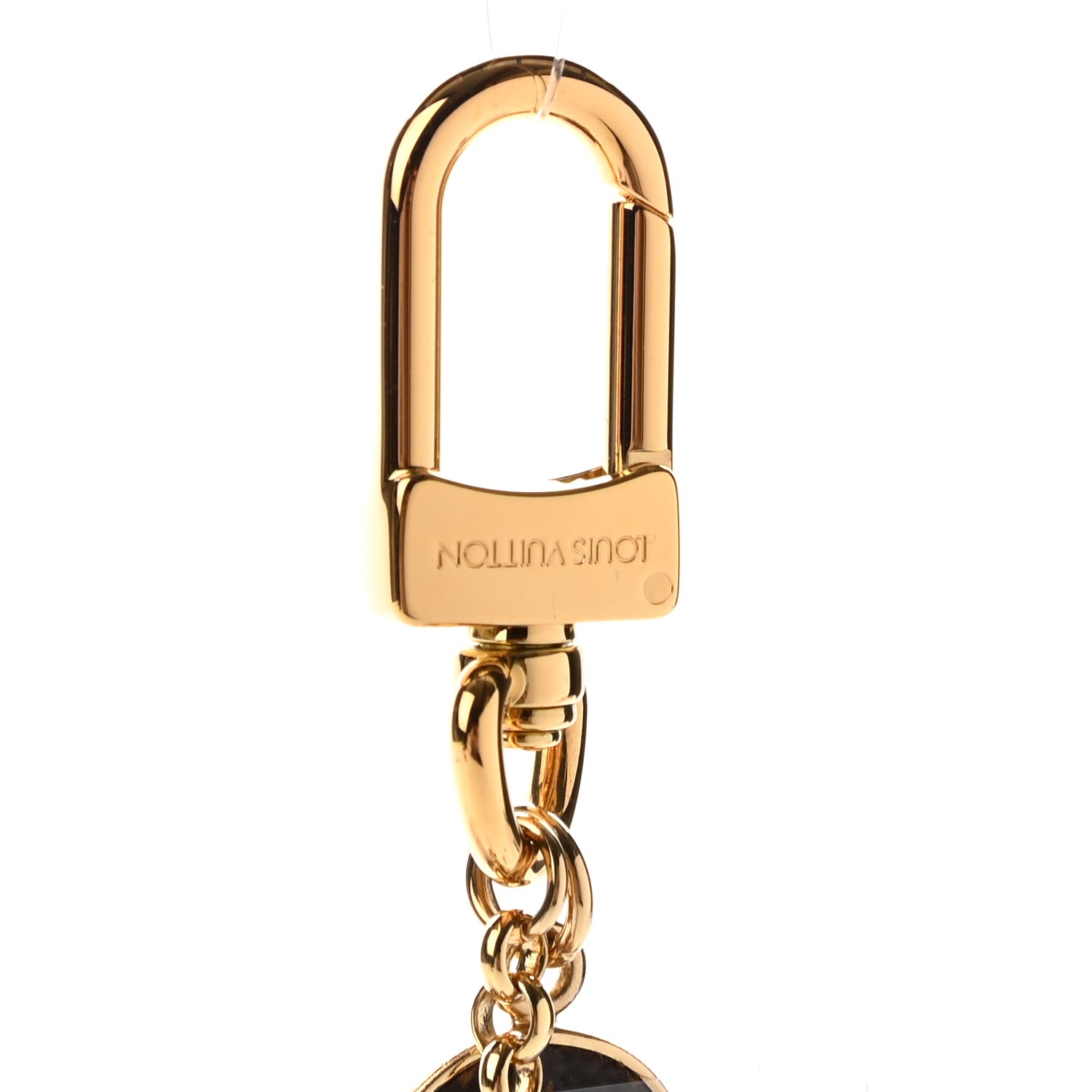 Louis Vuitton Monogram Gaston & Vivienne Best Friend Bag Charm Key Holder Gold 3 of 5