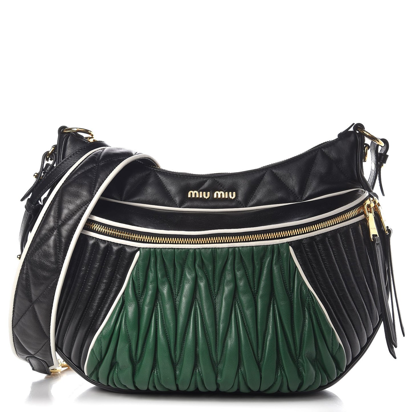 Nappa Matelasse Shoulder Bag Nero Black Biliard