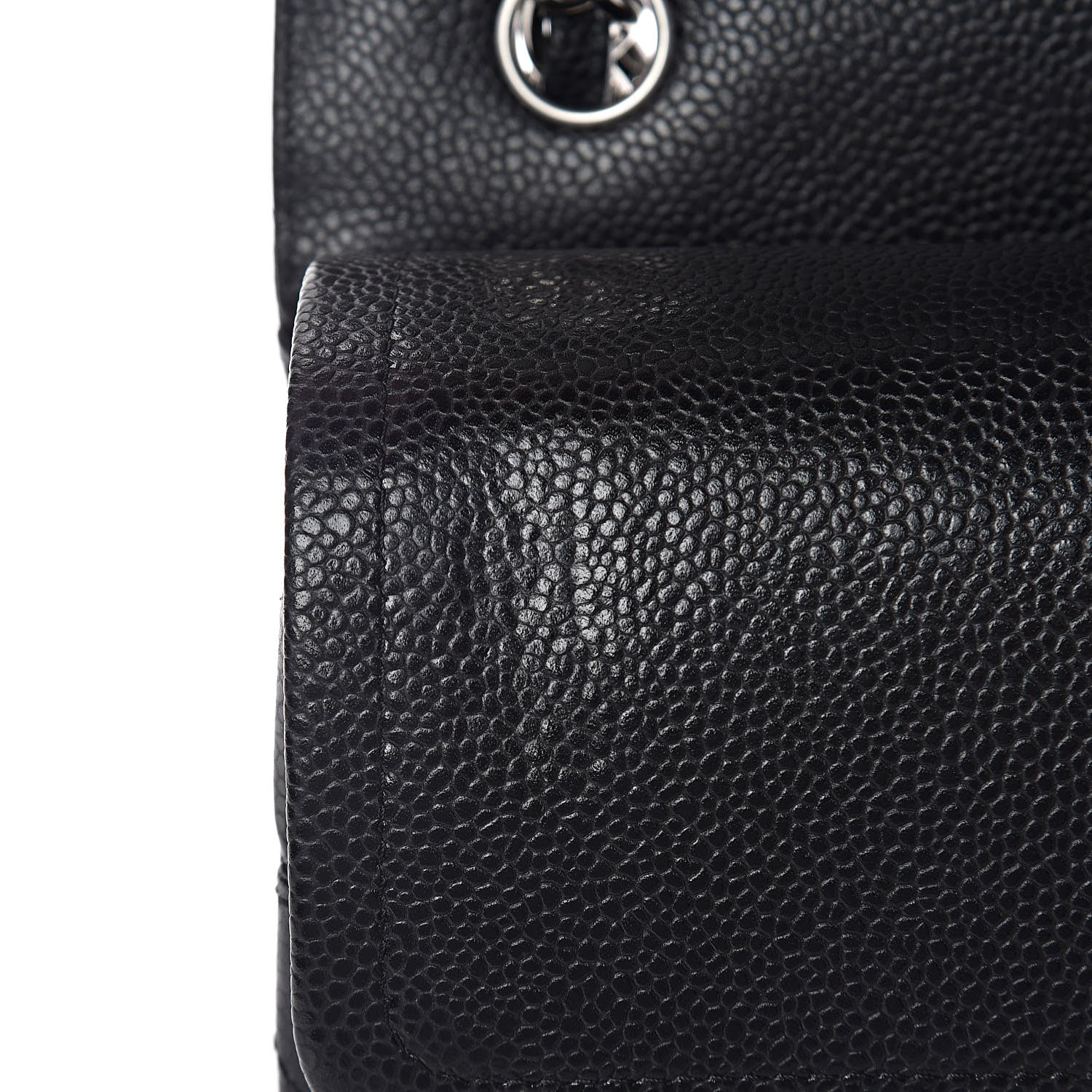 Chanel Caviar Quilted Jumbo Double Flap Black 14 of 15