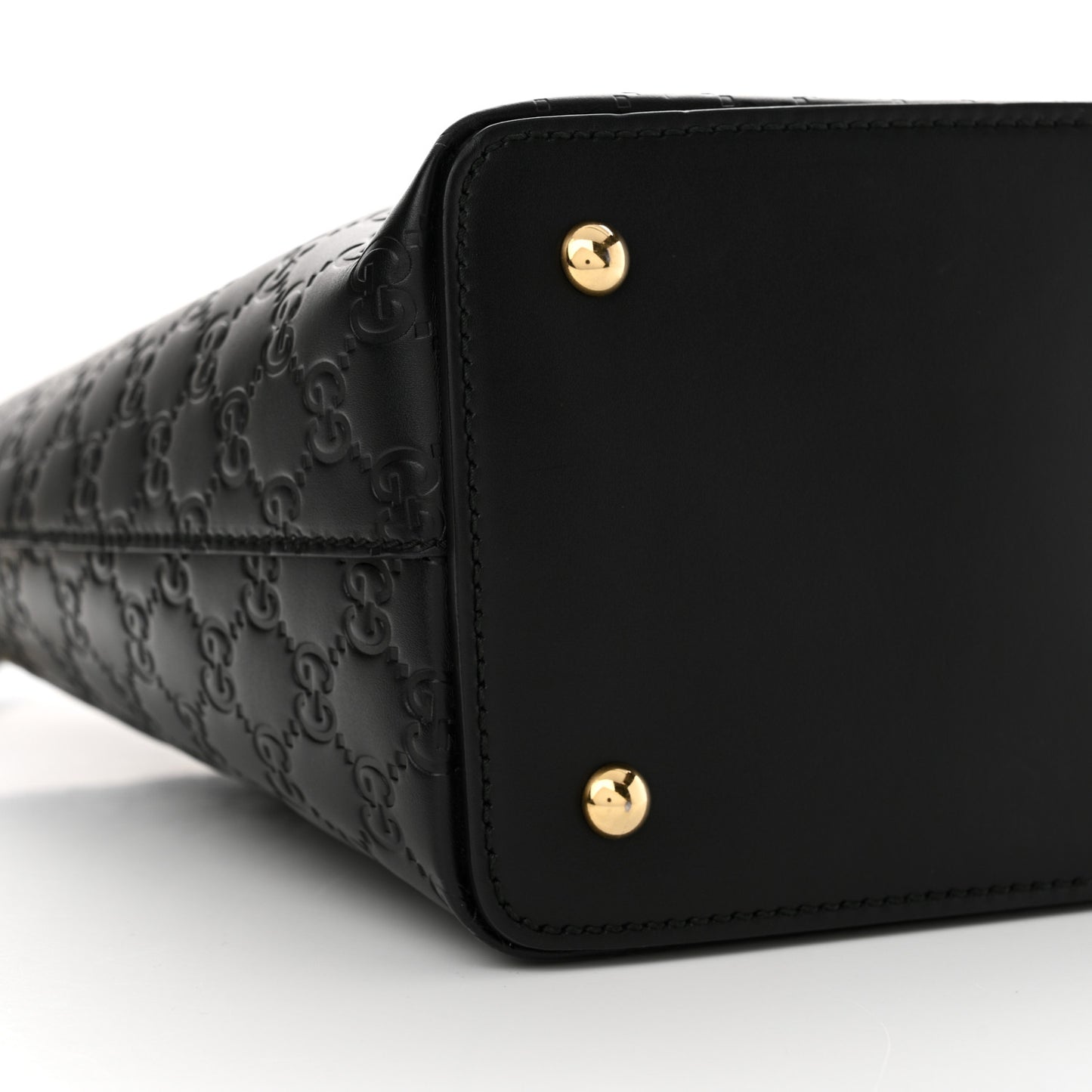 Guccissima Linea A Foldover Tote Black