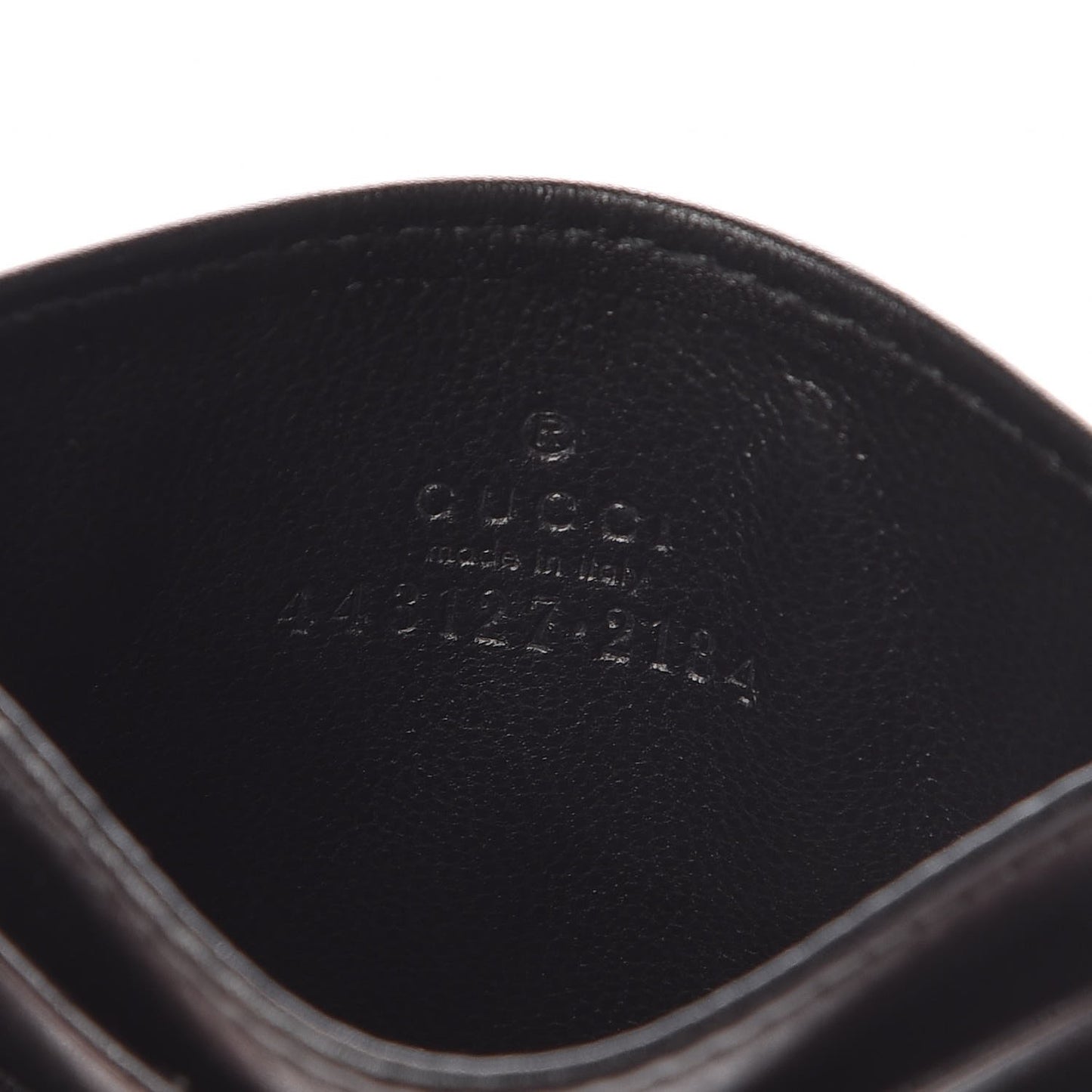 Calfskin Matelasse GG Marmont Card Holder Black