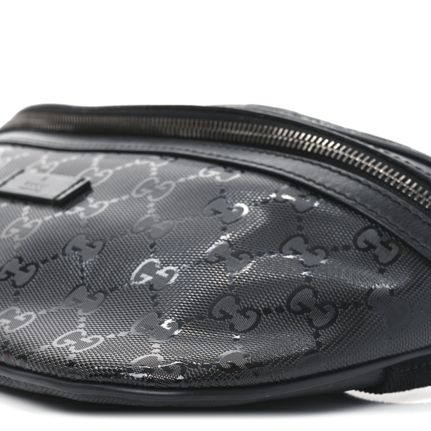 Gucci Imprime Monogram Belt Bag Black 10 of 10