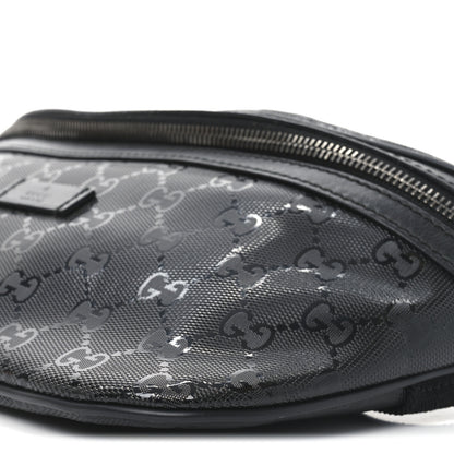 Gucci Imprime Monogram Belt Bag Black 10 of 10