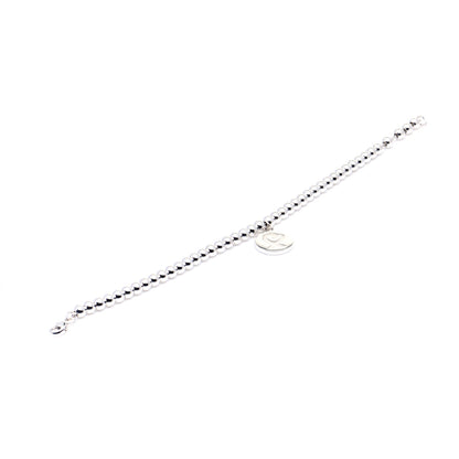 Tiffany Sterling Silver 4mm Paloma Picasso Loving Heart Tag Bead Bracelet 7 of 8