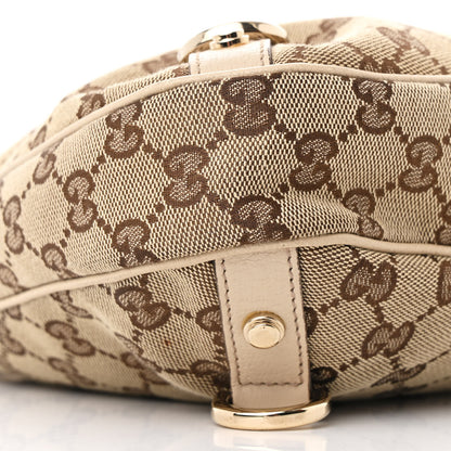 Gucci Monogram Medium Abbey D Ring Hobo Off White 9 of 11