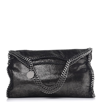 Stella McCartney Shaggy Deer Falabella Fold Over Tote Ruthenium 1 of 7