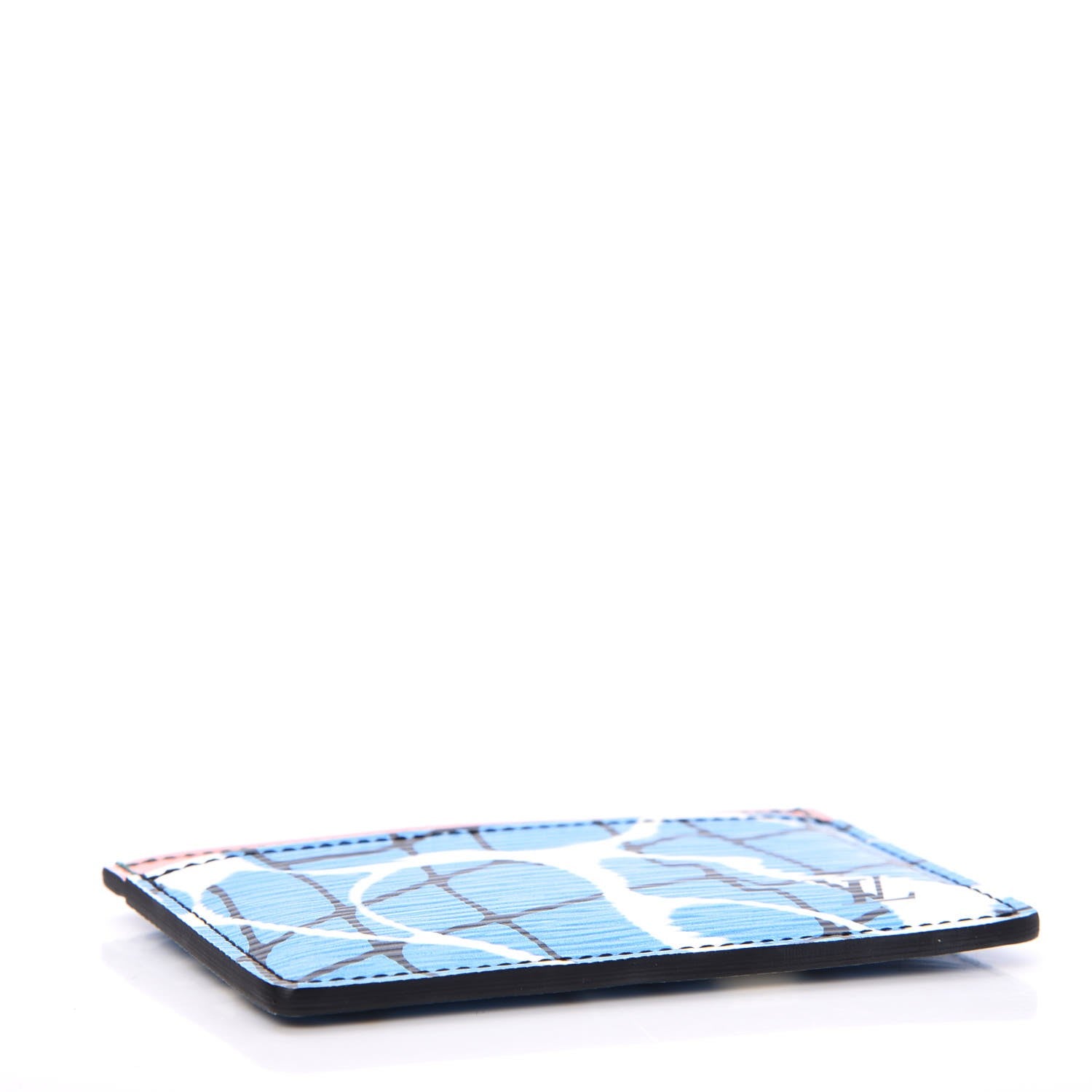 Louis Vuitton Epi Card Holder Aqua 4 of 8