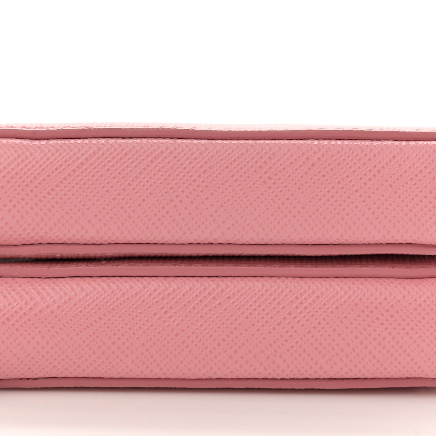 Prada Saffiano Mini Triangle Crossbody Pouch Petalo 9 of 12