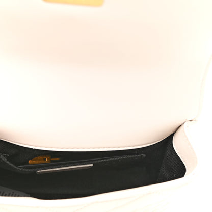 Versace Nappa Quilted Icon Shoulder Bag White 5 of 11