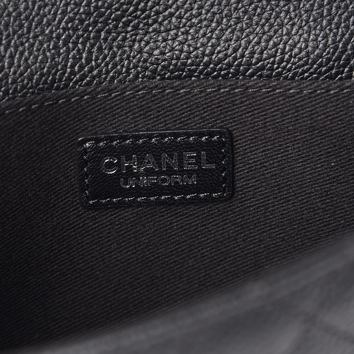 Grained Calfskin Quilted 2.55 Reissue Flap Belt Bag Clutch Black