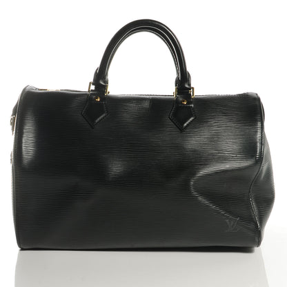 Louis Vuitton Epi Speedy 30 Black 9 of 9