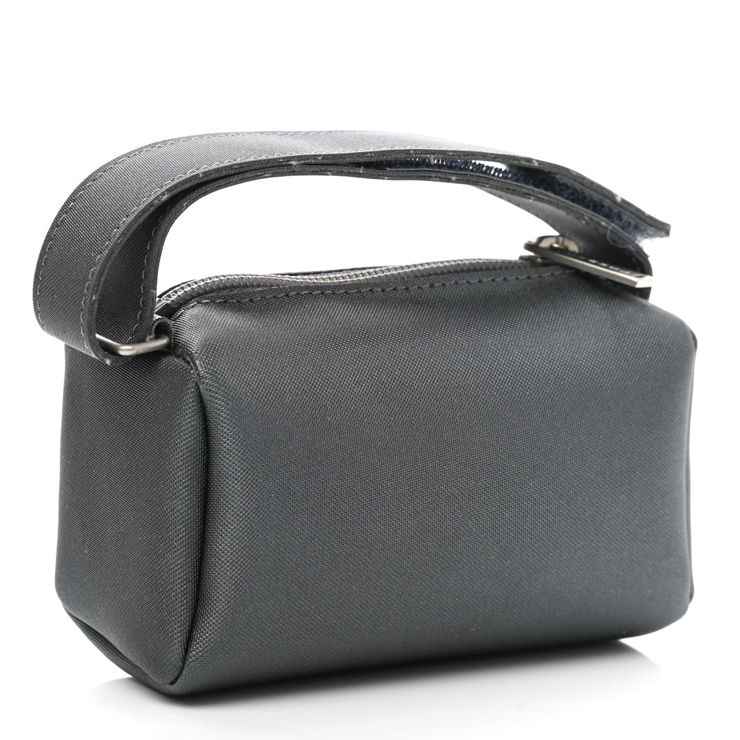 Chanel Nylon Mini Pouch Grey 3 of 10