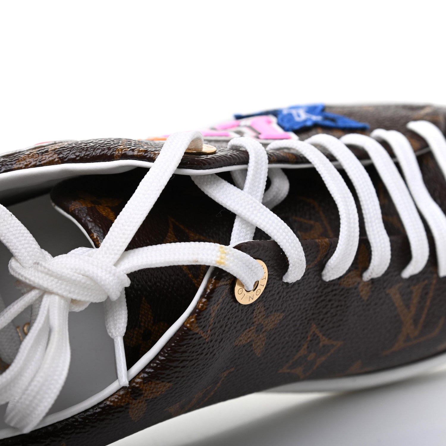 Louis Vuitton Calfskin Monogram LV Black Heart Sneakers 39 Cacao 11 of 11