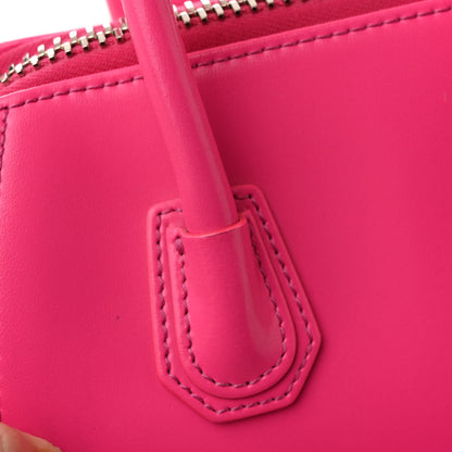Givenchy Shiny Lord Calfskin Mini Antigona Shocking Pink 12 of 14
