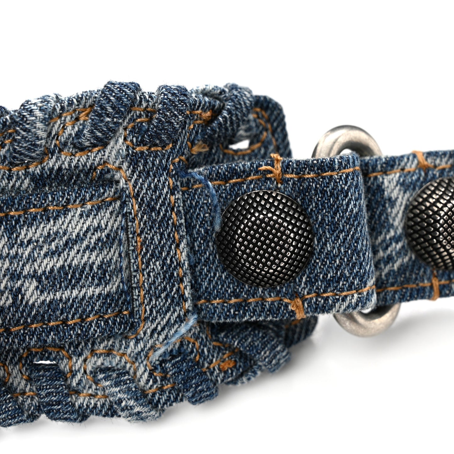 Denim BB Monogram Neo Cagole Handbag XS Blue