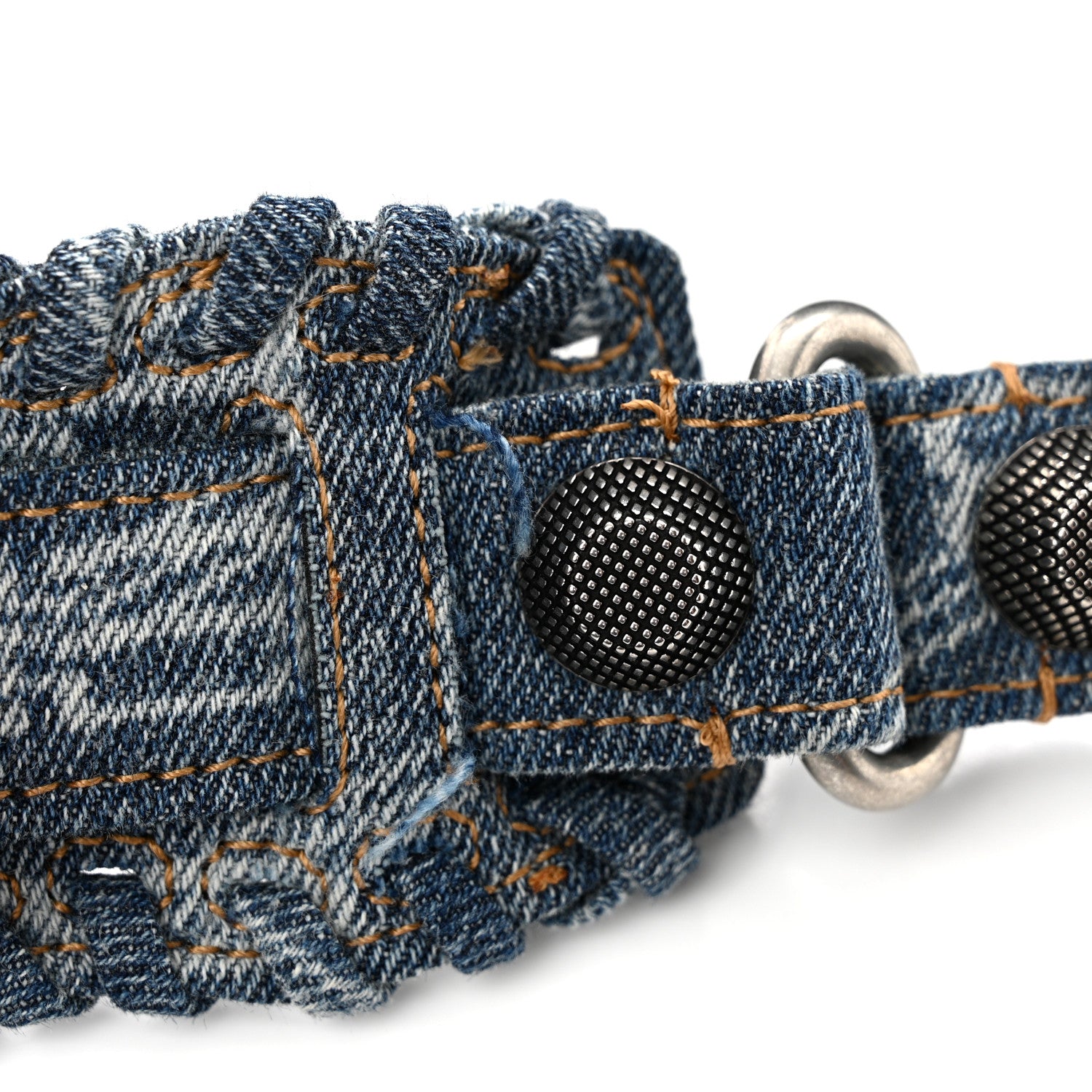 Balenciaga Denim BB Monogram Neo Cagole Handbag XS Blue 11 of 11