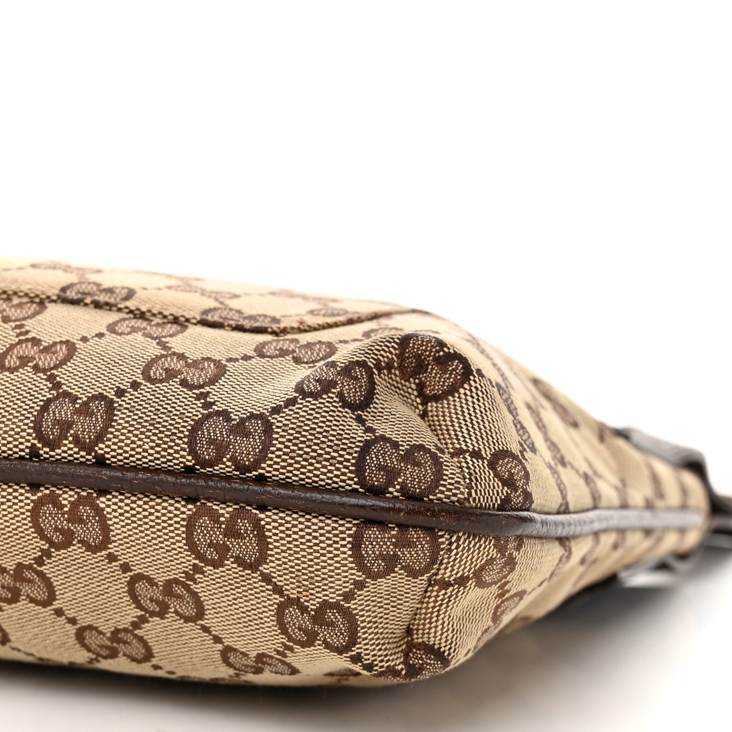 Monogram Flat Messenger Bag Dark Brown