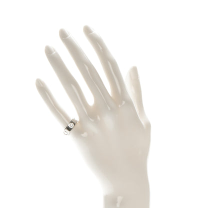Cartier Platinum Diamond 5.5mm LOVE Ring 47 4.25 2 of 5