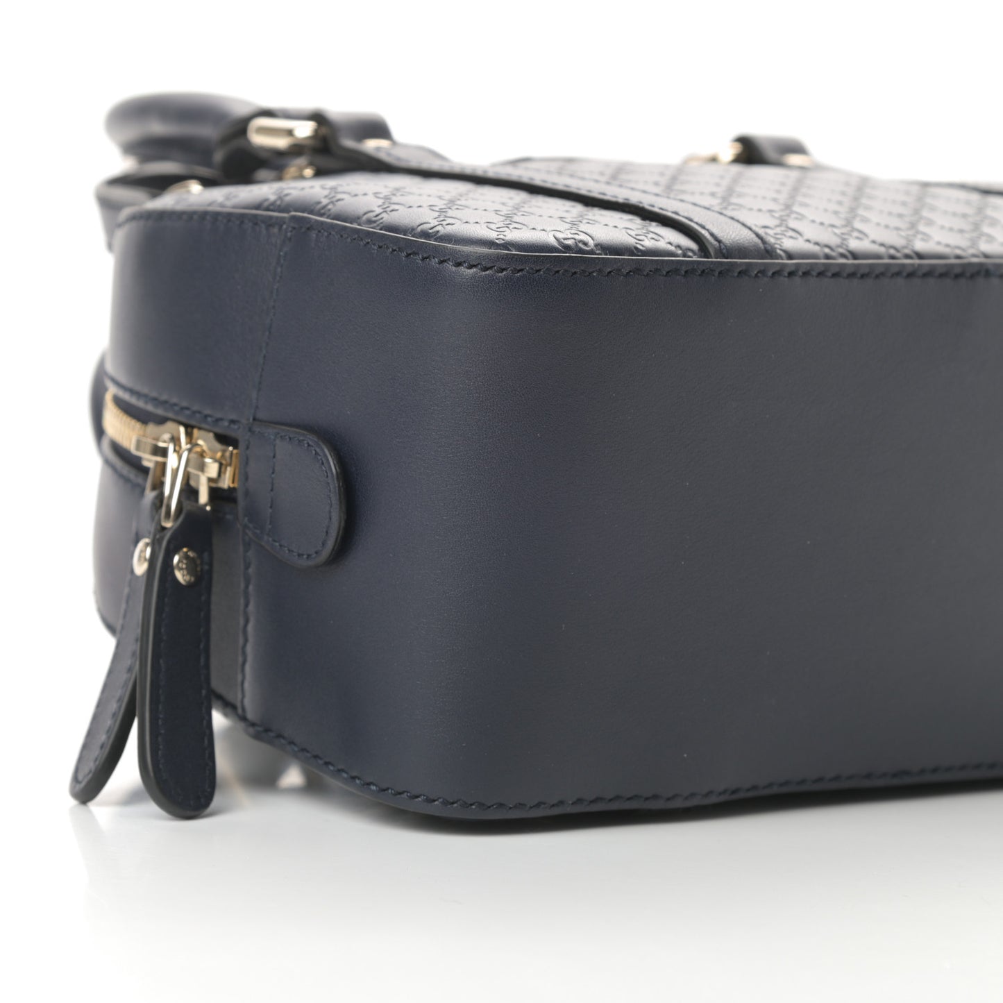 Soft Microguccissima Small Crossbody Bag Blue
