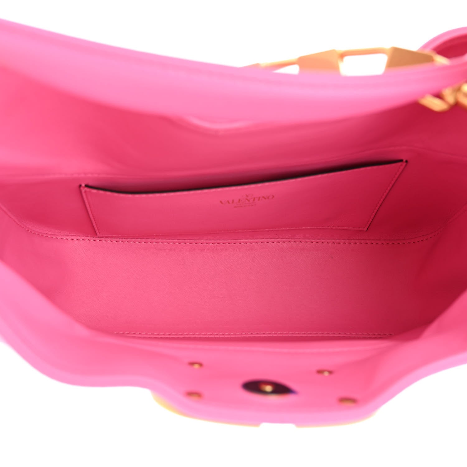 Valentino Garavani Nappa Stud Sign Hobo Feminine Pink 5 of 9