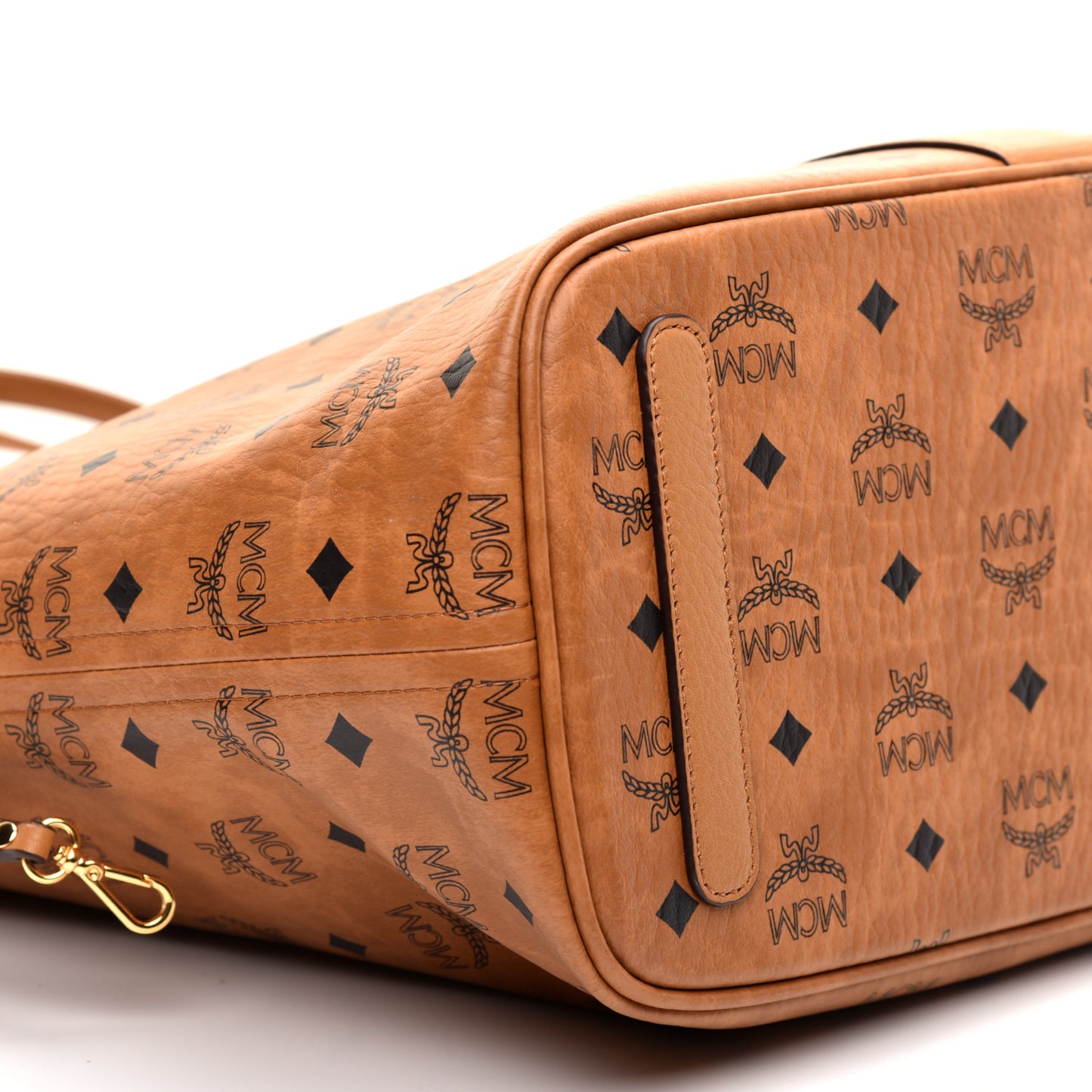 Visetos Medium Liz Reversible Shopper Tote Cognac