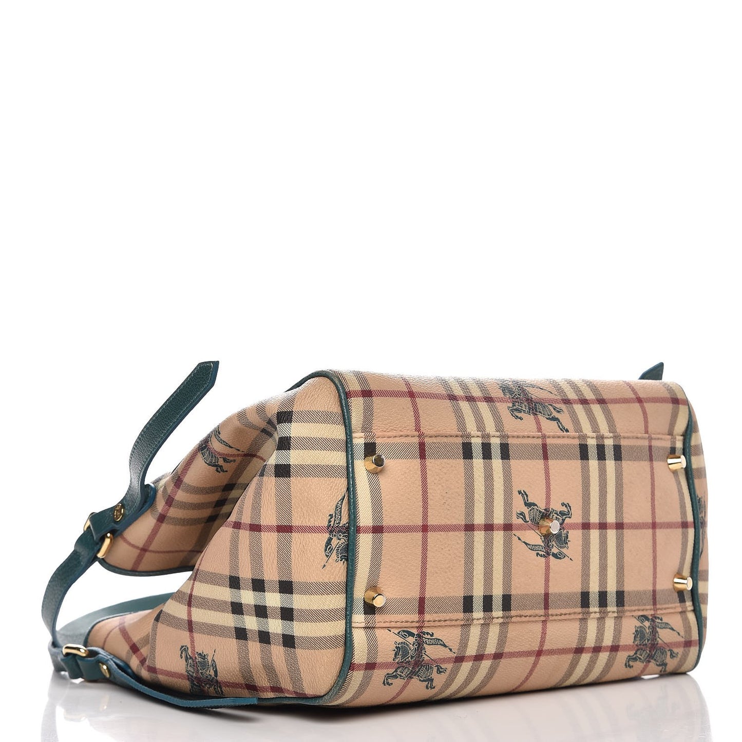 Haymarket Check Small Canterbury Tote Aqua Green