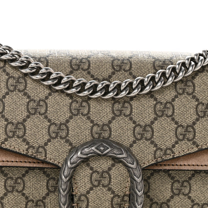 Gucci GG Supreme Monogram Small Dionysus Shoulder Bag Taupe 8 of 13