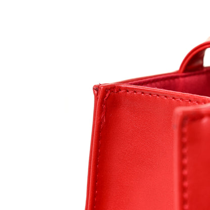 Telfar Vegan Leather Medium Shopping Bag Red 15 of 18