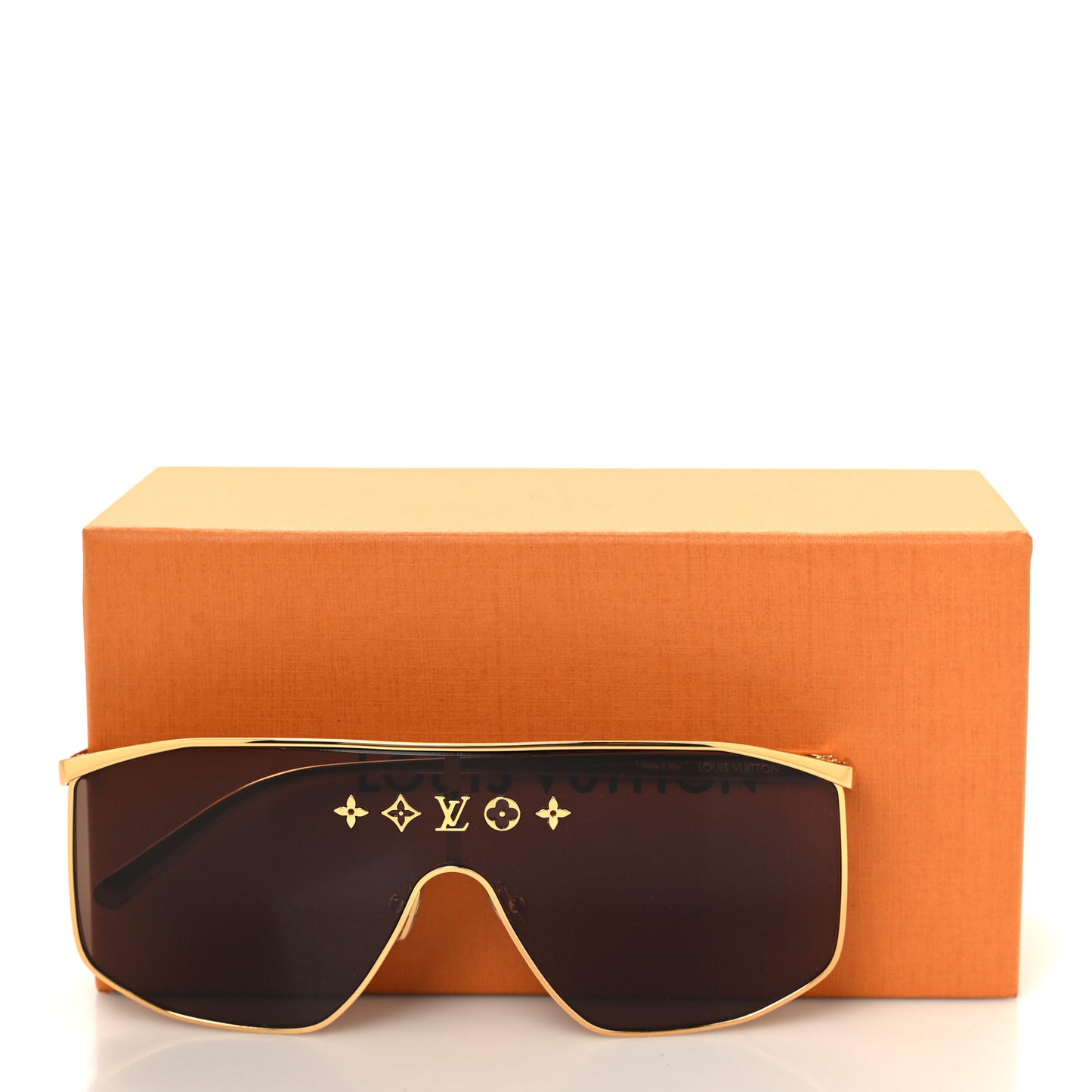Metal LV Golden Mask Sunglasses Z1717U Gold