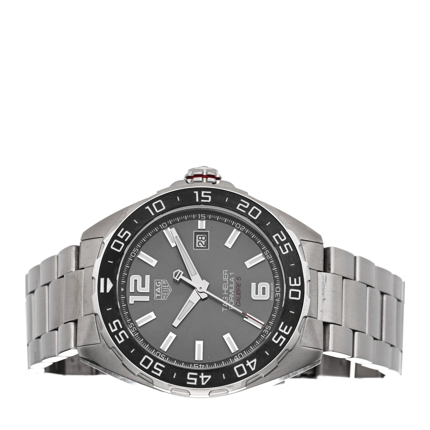 Tag Heuer Stainless Steel 43mm Formula 1 Calibre 5 Automatic Watch Black WAZ2011 2 of 4